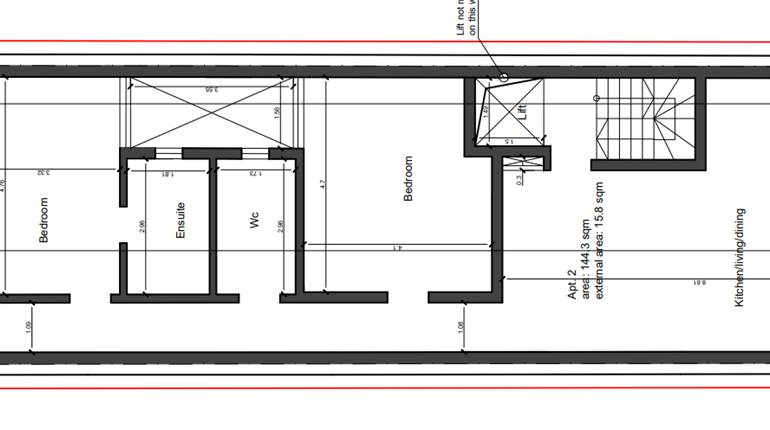 Gudja - 2nd Floor 160sqm 3 Bedroom Apartment Highly Finished