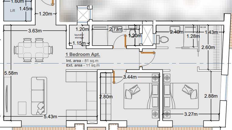 Birkirkara - 3rd Floor 2 Bedroom Apartment + 2 Balconies