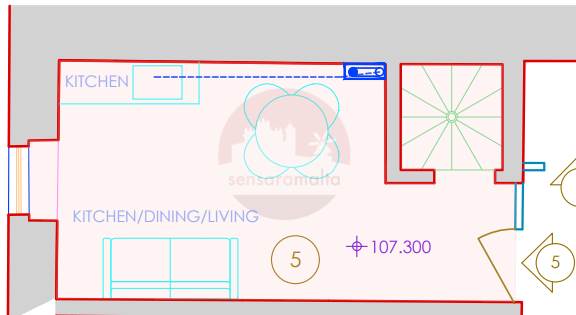 Valletta - 2nd / 3rd Floor 1 Bedroom Duplex Apartment - On plan